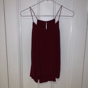 Maroon tank top